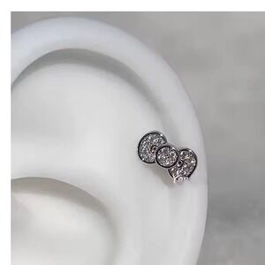 Hello Kitty Bow Cartilage Lobe Earring | 18k Gold Filled‎
